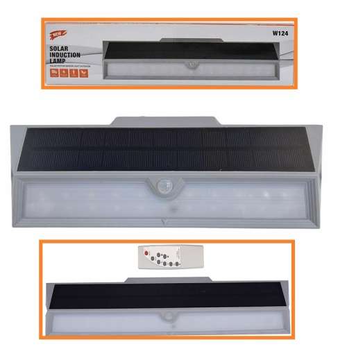Solar Induction Wall LED Lamp With Motion Sensor and Remote Control. Collections are allowed.