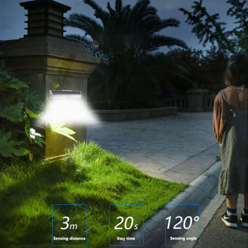 Solar Induction Wall LED Lamp With Motion Sensor and Remote Control. Collections are allowed.