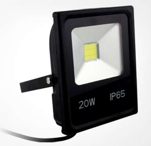 LED Floodlights In Cool White 20W 220V AC Black Slim Line. Collections Are Allowed.