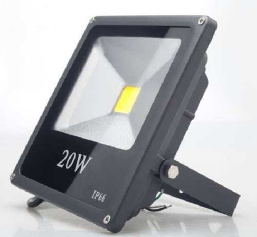 LED Floodlights In Cool White 20W 220V AC Black Slim Line. Collections Are Allowed.