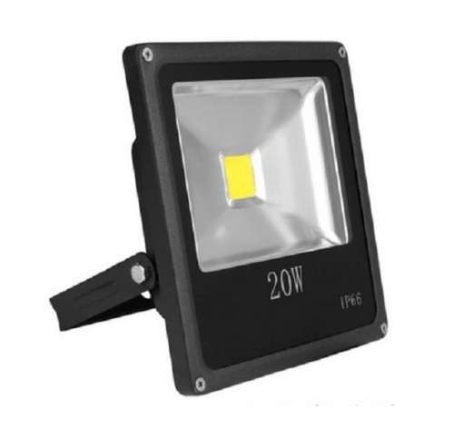 LED Floodlights In Cool White 20W 220V AC Black Slim Line. Collections Are Allowed.