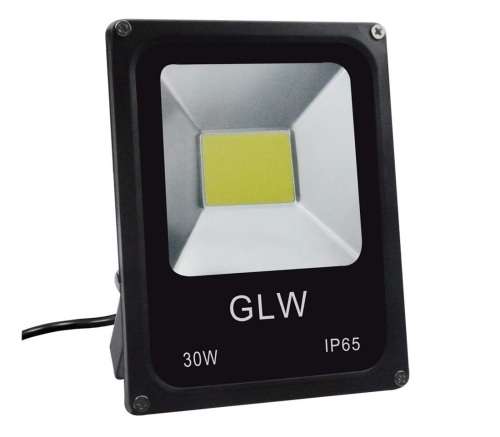 LED Floodlights: Cool White 30W 220V Black Slim Line. Collections Are Allowed.