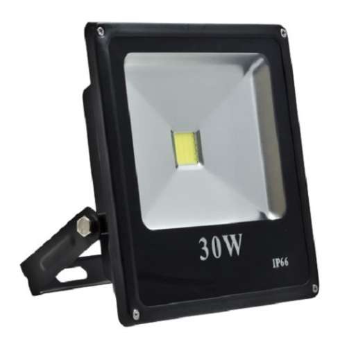 LED Floodlights: Cool White 30W 220V Black Slim Line. Collections Are Allowed.