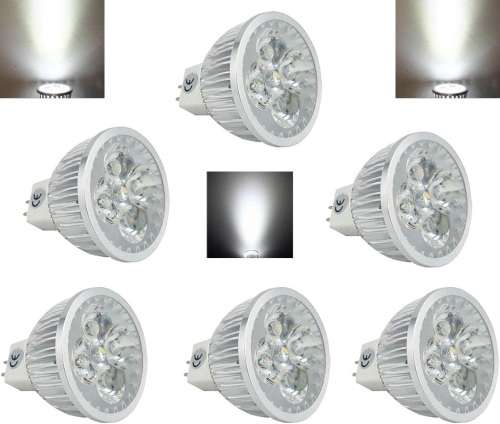 MR16 LED Downlight / Spotlight Bulbs 5W 12V Non-Dimmable, Aluminium Heat Sink. Collections Allowed.