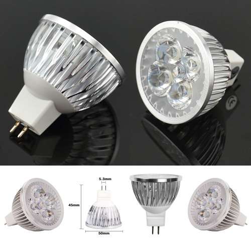 MR16 LED Downlight / Spotlight Bulbs 5W 12V Non-Dimmable, Aluminium Heat Sink. Collections Allowed.