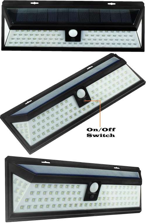 Solar Induction Wall LED Lamp With Motion Sensor. Collections Are Allowed.