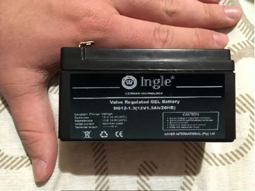 12V 1.3Ah Brand New Maintenance Free Rechargeable Battery. Collections are allowed.