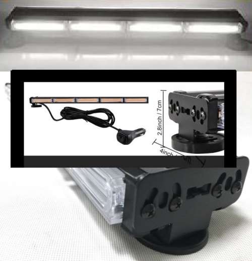 Cool White 900mm Double-Sided LED Vehicle Strobe Flash Light Bar. Collections Are Allowed.