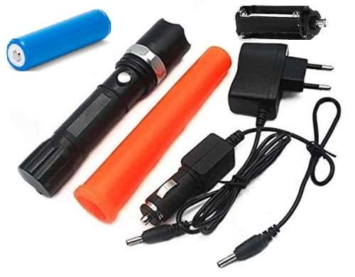 LED Hand-Held Traffic Safety Signal Light and Torch, Rechargeable. Collections Are Allowed.