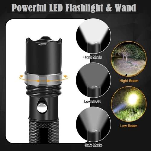 LED Hand-Held Traffic Safety Signal Light and Torch, Rechargeable. Collections Are Allowed.
