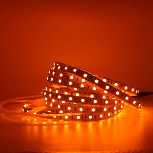 LED Strip Light SMD5050 5 Metres 12Volts Non-Waterproof in Orange Light Colour. Collections Allowed