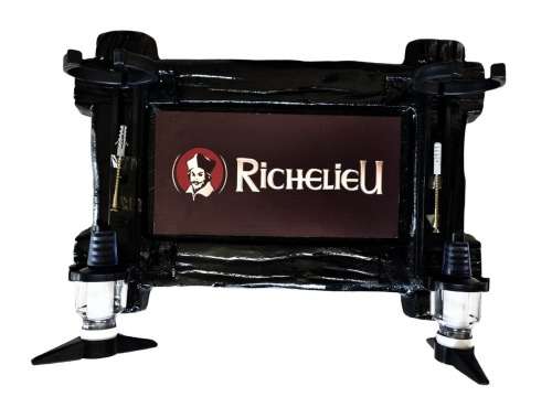 Liquor Dispensers: Richelieu Liqueur Brandy with 2 Optic Sets. New Products. Collections Allowed.
