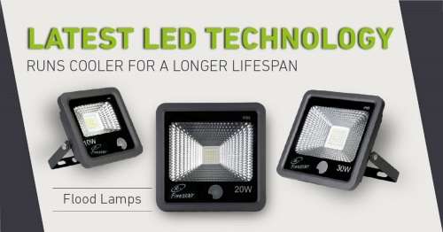 LED Floodlights: Built-In Auto Day Night Sensor 10W 220V Black Slim Line. Collections are allowed.