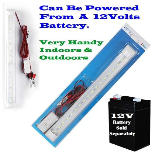 LED Tube Light 12V with Wiring and On / Off Switch. Ideal for Load Shedding. Collections Allowed.