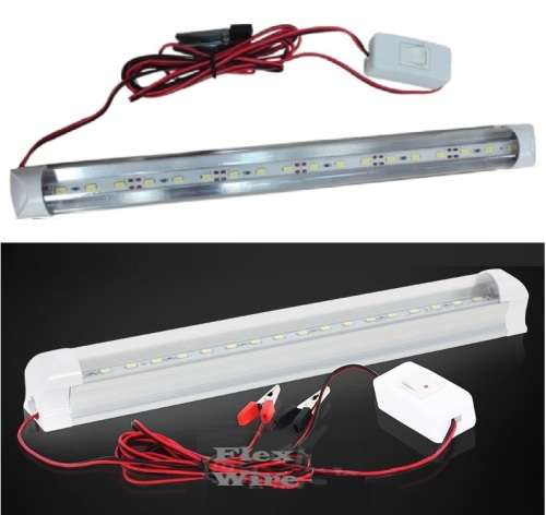 LED Tube Light 12V with Wiring and On / Off Switch. Ideal for Load Shedding. Collections Allowed.