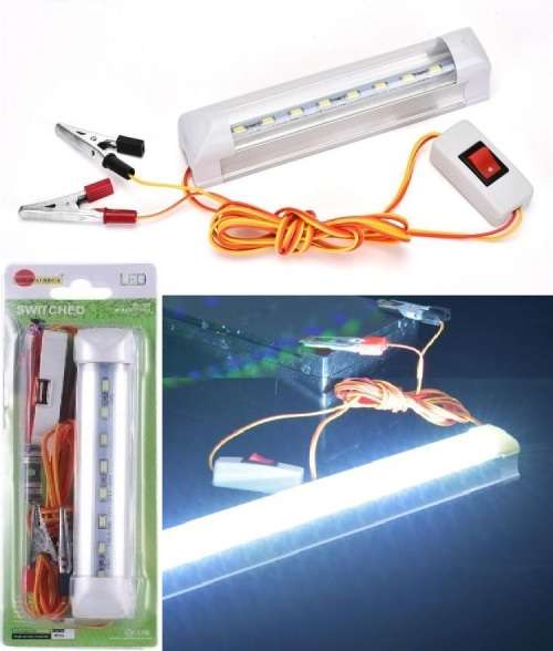 LED Tube Light 12V with Wiring and On / Off Switch. Ideal for Load Shedding. Collections Allowed.