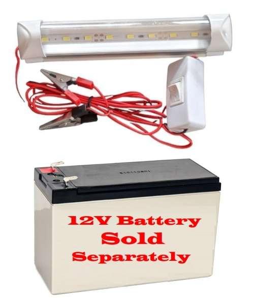 LED Tube Light 12V with Wiring and On / Off Switch. Ideal for Load Shedding. Collections Allowed.