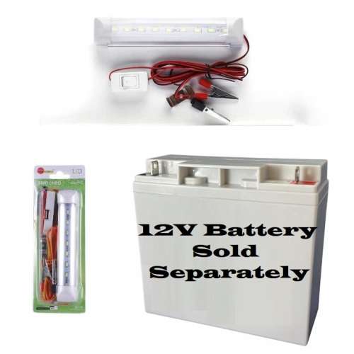LED Tube Light 12V with Wiring and On / Off Switch. Ideal for Load Shedding. Collections Allowed.