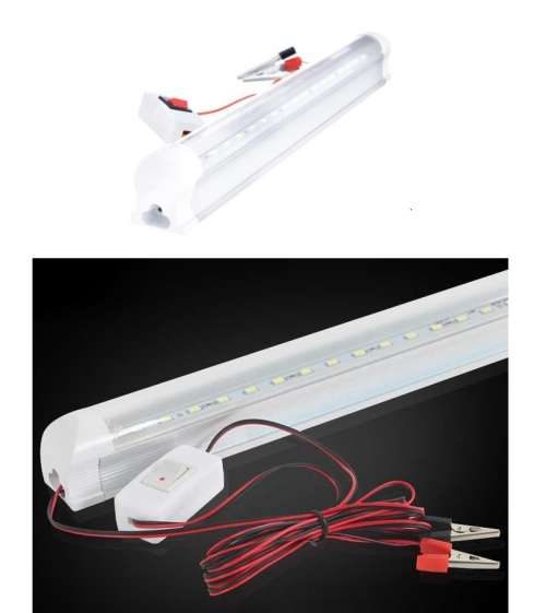 LED Tube Light 12V with Wiring and On / Off Switch. Ideal for Load Shedding. Collections Allowed.