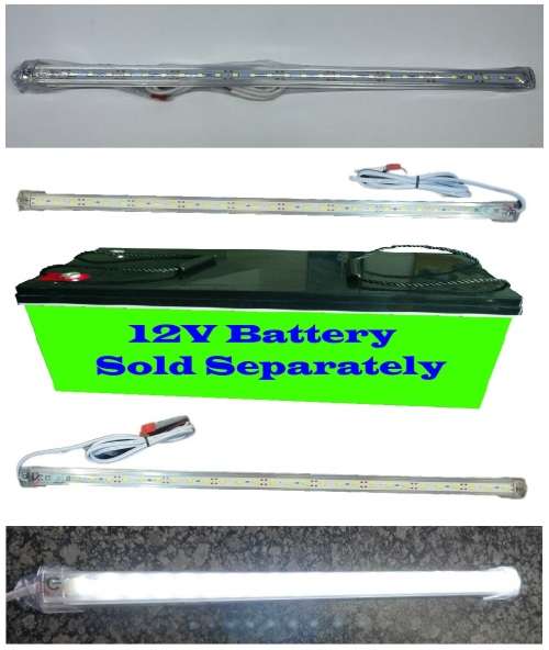 LED Tube Light 12V with Wiring and On / Off Switch. Ideal for Load Shedding. Collections Allowed.