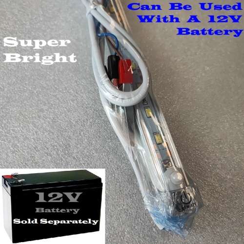 LED Tube Light 12V with Wiring and On / Off Switch. Ideal for Load Shedding. Collections Allowed.