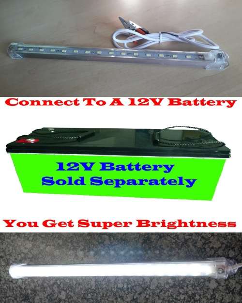 LED Tube Lights: 12V LED Tube Lamps With On/Off Switch. Loadshedding Buster. Collections Allowed.