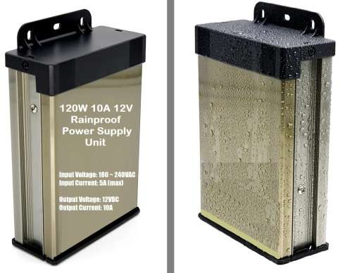 Rainproof AC To DC Power Supply Unit, Regulated Switching Transformer. Collections Are Allowed.