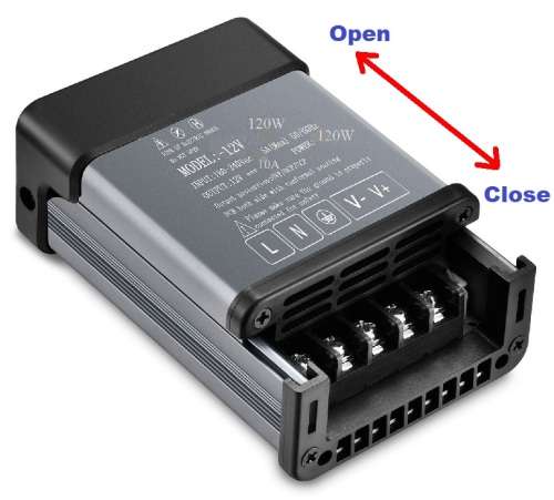 Rainproof AC To DC Power Supply Unit, Regulated Switching Transformer. Collections Are Allowed.