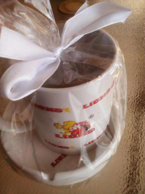 Lions Rugby Coffee Mug + Ceramic Ashtray Gift Set. Brand New Products. Collections are allowed.