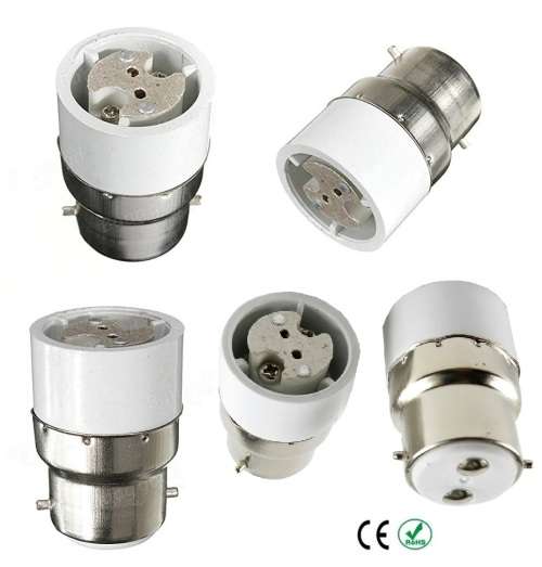 Light Bulb Socket Converters, Adapters (Adaptors) B22 Male To MR16 Female. Collections Are Allowed.