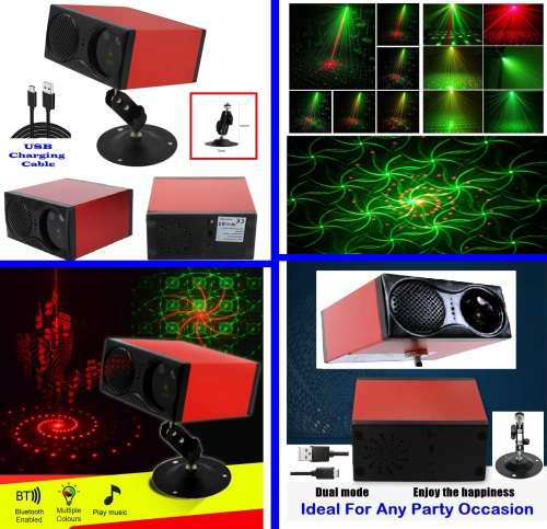 Portable Laser Disco Stage Light Bluetooth Speaker All-in-1 DJ Party Magic Ball. Collections Allowed