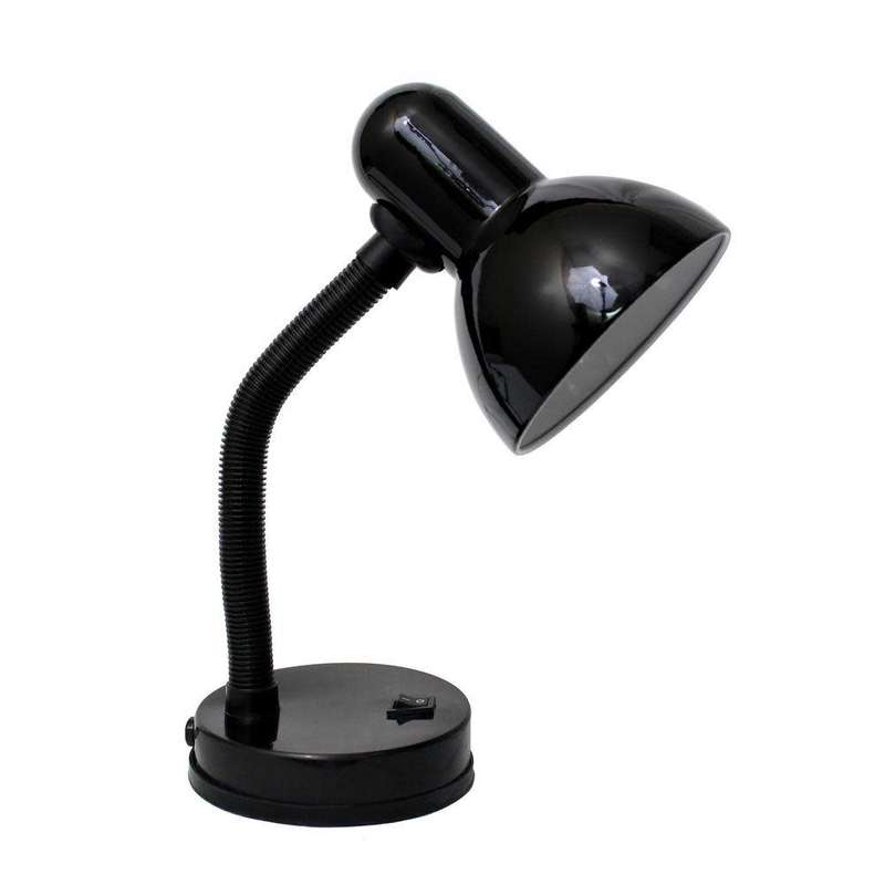 Desk Top Lamp Holder with Flexible Gooseneck and LED Bulb. Assorted Colours. Collections Are Allowed