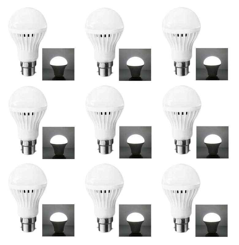 Bulk Sale: 50x LED Light Bulbs 9W LED 12V B22. Ideal For Solar Systems. Collections Are Allowed.