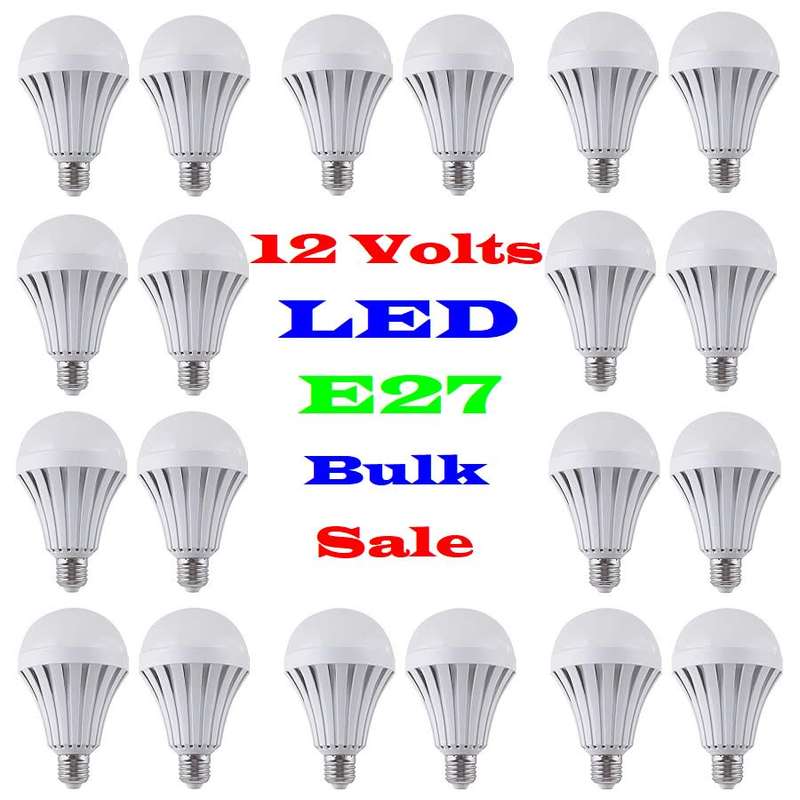 BULK SALE: 100x LED Light Bulbs 7W LED 12V E27. These are 12Volts products. Collections Are Allowed.