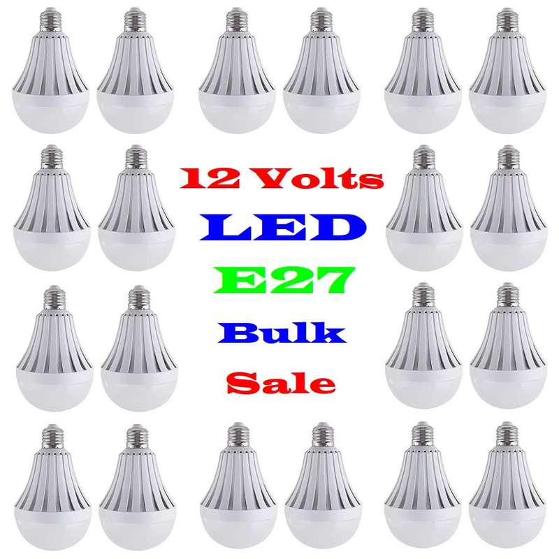 BULK SALE: 100x LED Light Bulbs 7W LED 12V E27. These are 12Volts products. Collections Are Allowed.