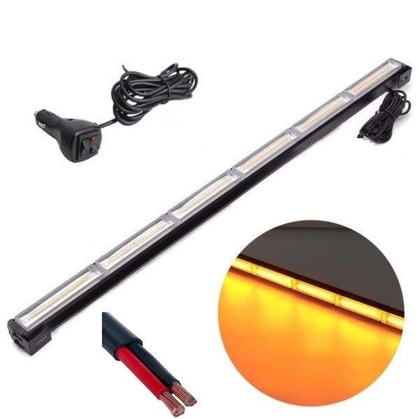 Amber Yellow Orange Emergency Vehicle Flash/Warning LED Strobe Light Bar. Collections allowed.