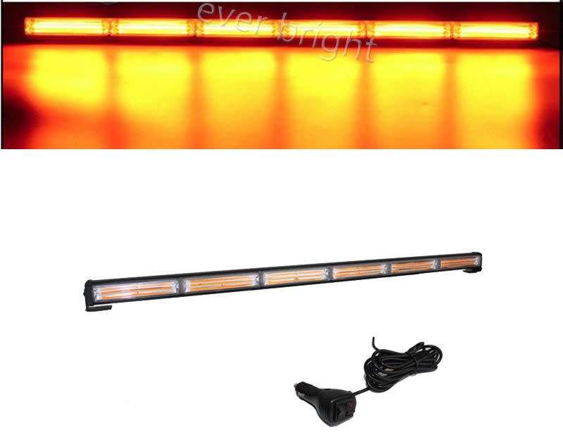 Amber Yellow Orange Emergency Vehicle Flash/Warning LED Strobe Light Bar. Collections allowed.