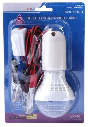 12V LED Emergency Light Bulb Kit. Ideal Load Shedding Solution. Collections Are Allowed.