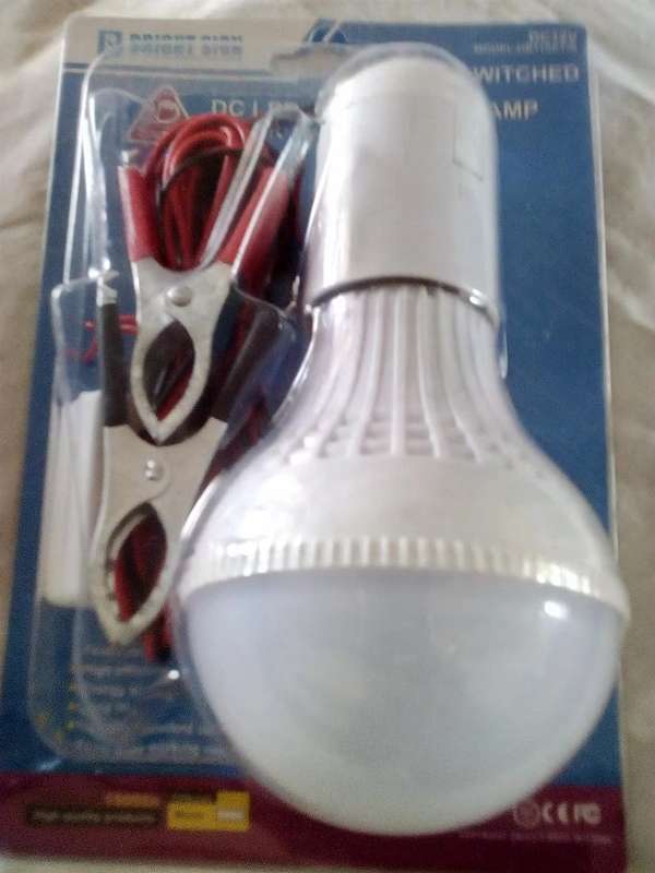 12V LED Emergency Light Bulb Kit. Ideal Load Shedding Solution. Collections Are Allowed.