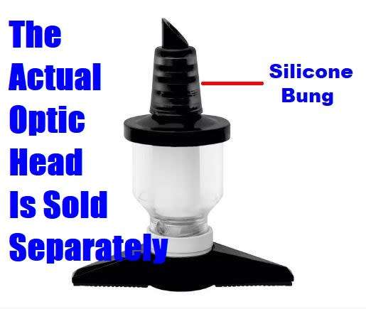 Pack of 6 Silicone Rubber Bungs Replacements For 25ml KWIK-SHOT Optic Head. Collections Allowed.