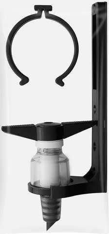 Black Liquor Dispenser Optic Head Plus Bracket (KWIK-SHOT Optic Head). Collections Are Allowed.