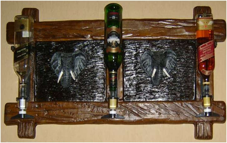 2 Large Animal Heads Liquor Dispensers with 3 Optic Kits. Brand New Products. Collections Allowed.