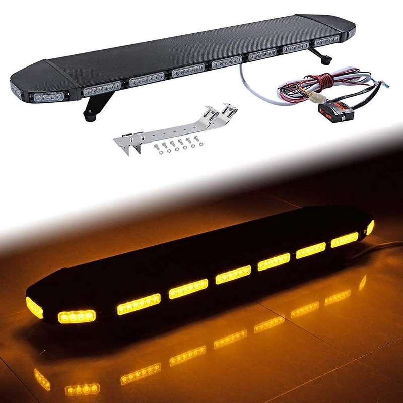 LED Vehicle Roof Top Black Hawk Stealth Squadron Leader Flash Strobe Light Bar. Collections Allowed.