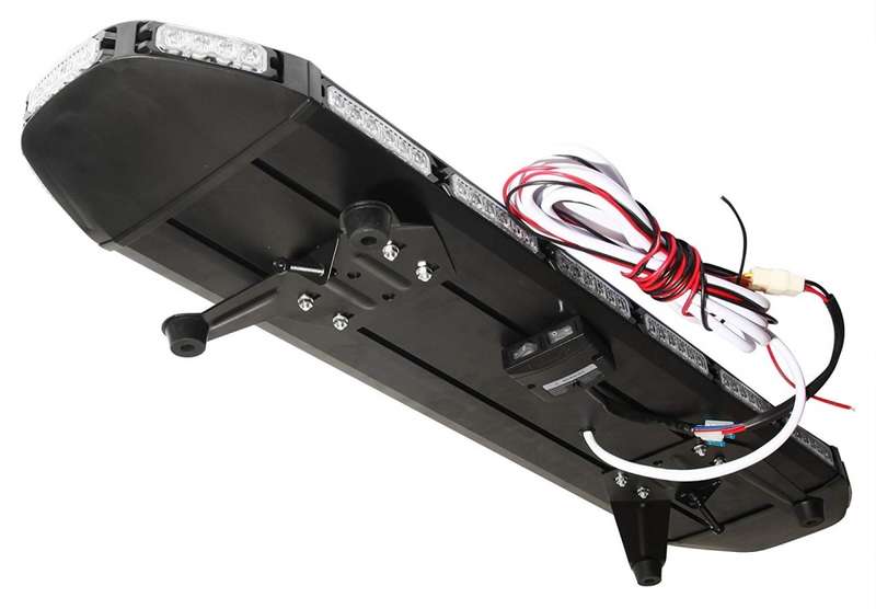 LED Vehicle Roof Top Black Hawk Stealth Squadron Leader Flash Strobe Light Bar. Collections Allowed.