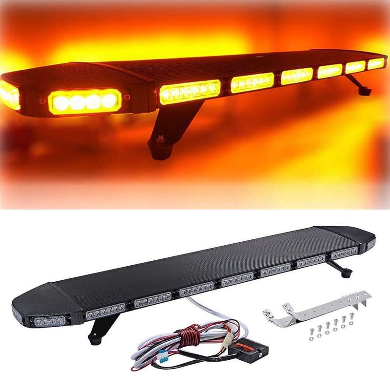 LED Vehicle Roof Top Black Hawk Stealth Squadron Leader Flash Strobe Light Bar. Collections Allowed.