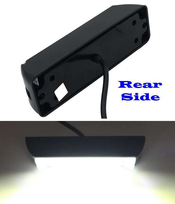 Cool White Bumper Grille Side Marker Cluster COB LED Flash Strobe Lights 12V/24V Collections Allowed