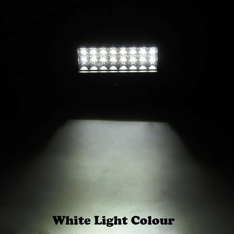 Construction Vehicle 72W LED Light Bar Dual Colour White + Amber Flashing Modes. Collections Allowed