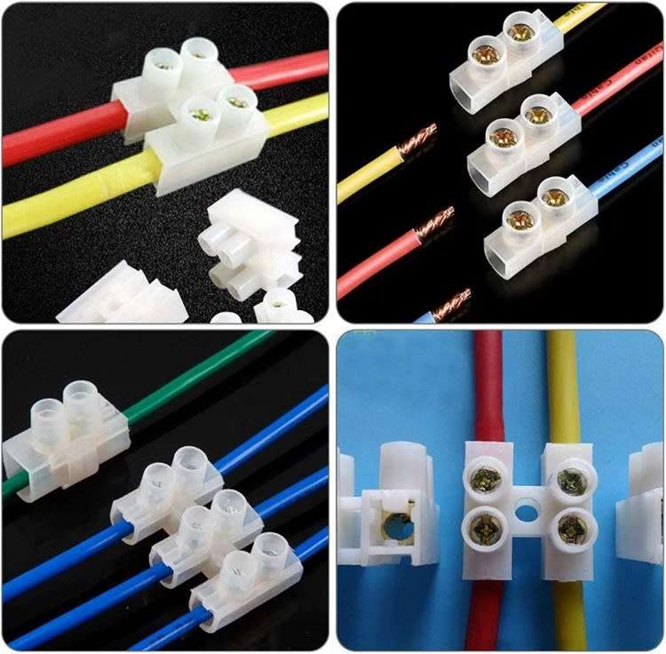 Quick Screw Triple-Wire (3 Channels) Terminal Block Connectors. Collections Are Allowed.