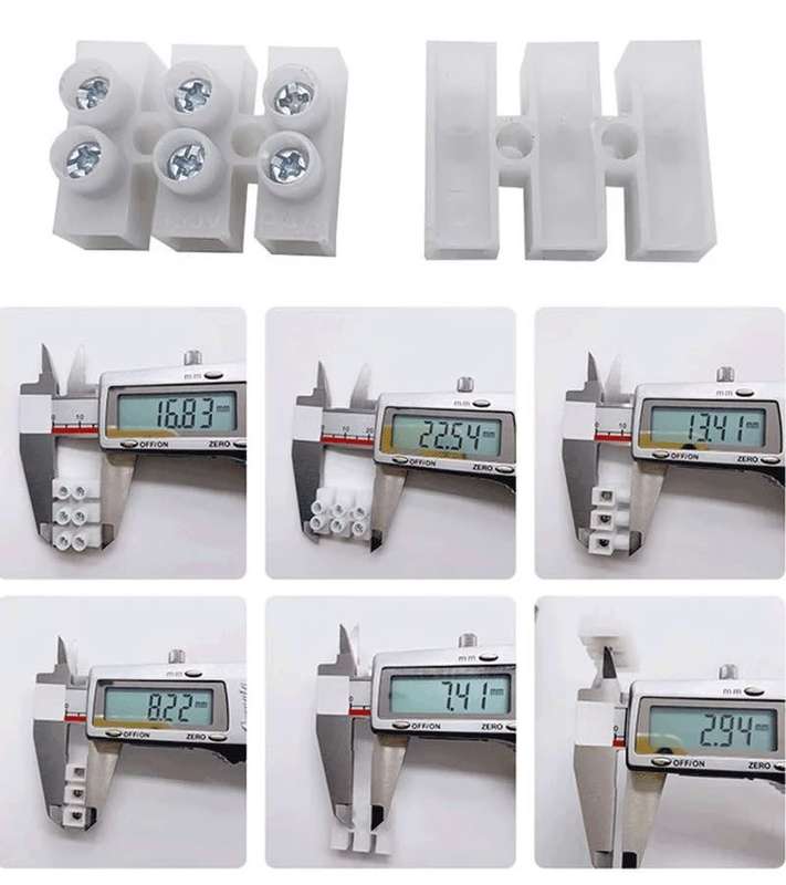 Quick Screw Triple-Wire (3 Channels) Terminal Block Connectors. Collections Are Allowed.