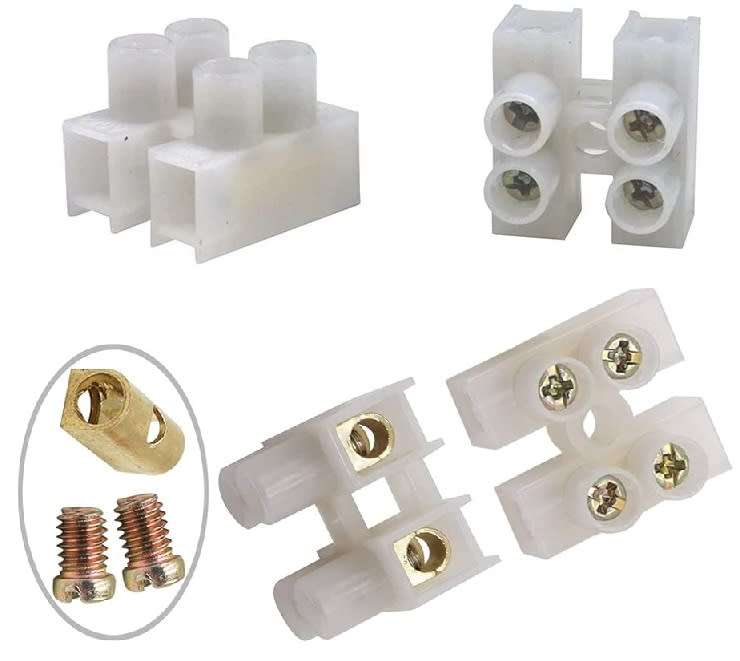 Quick Screw Double-Wire (2 Channels) Terminal Block Connectors. Collections Are Allowed.